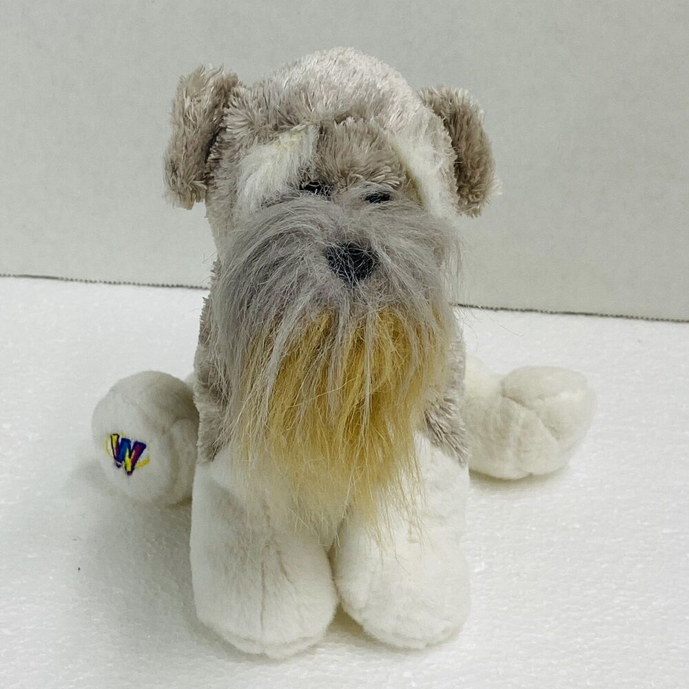 Ganz Webkins Schnauzer Puppy Dog Stuffed Animal 9" Plush no code life like toy